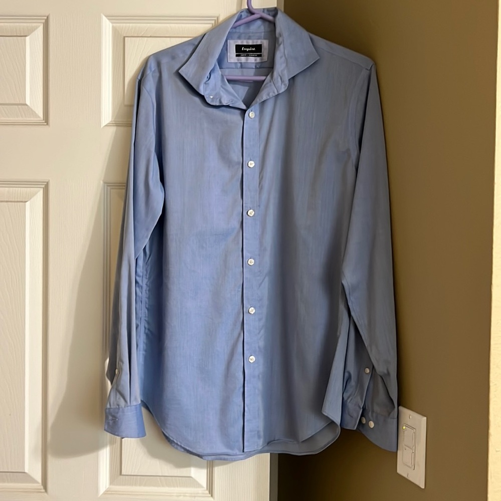 Long sleeve button down shirt, medium